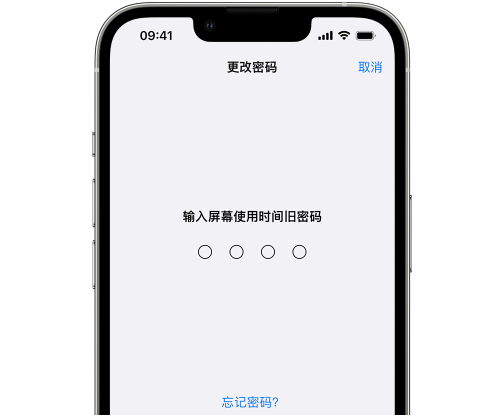 石台iPhone屏幕维修分享iPhone屏幕使用时间密码忘记了怎么办 