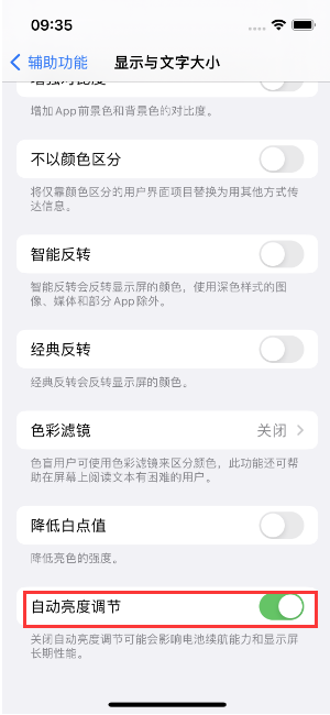 石台苹果15维修店分享iPhone 15 Pro系列屏幕亮度 