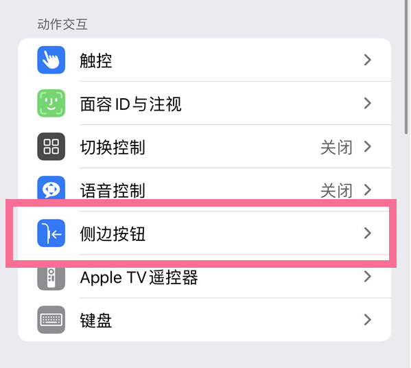 石台苹果14维修店分享iPhone14 Plus侧键双击下载功能关闭方法 