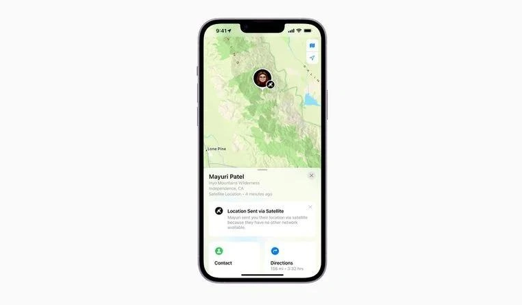 石台苹果14维修分享iPhone14系列中 FindMy功能通过卫星分享位置方法教程 