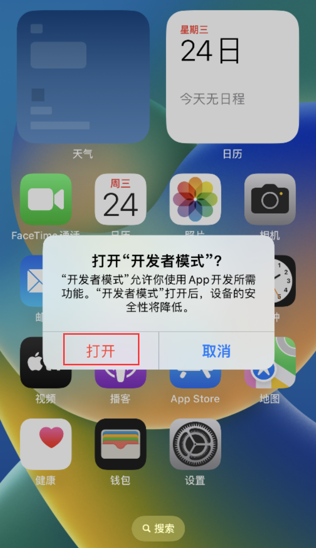 石台苹果手机维修分享如何打开开发者模式 
